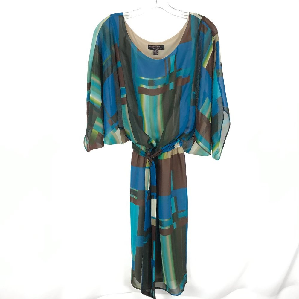 Size 12 Robbie Bee Retro 60's Mod Midi Dress